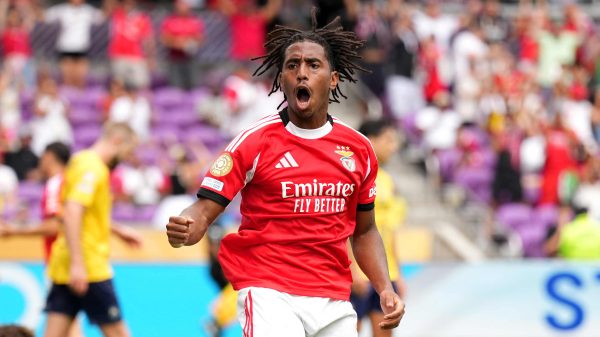 Leandro Barreiro, meio-campista do Benfica (foto: Michael Owens / GETTY IMAGES NORTH AMERICA / Getty Images via AFP)