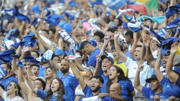 Torcida do Cruzeiro no Mineiro (foto: Alexandre Guzanshe/EM/D.A. Press)