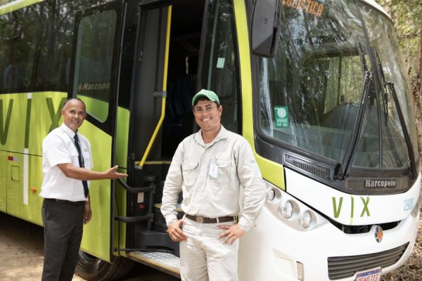 CENIBRA investe em transporte de excelência para trabalhadores florestais