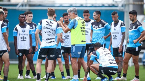 Treino do Grêmio