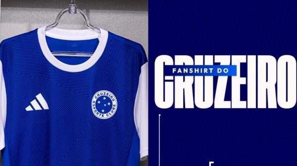 Nova camisa do Cruzeiro (foto: Reproduo)