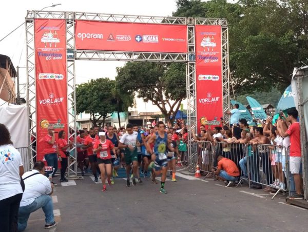 TIMÓTEO 60 ANOS: Foi dada a largada para 28ª Corrida Rústica São Sebastião de Timóteo