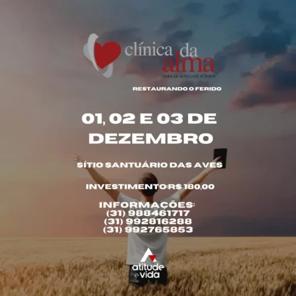 Igreja Atitude e Vida promove a “Clínica da Alma”