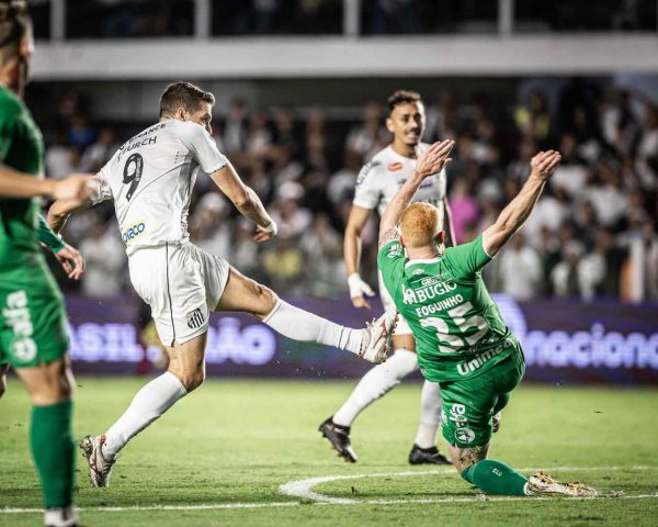 Lance de Santos x Chapecoense (foto: Raul Baretta/ Santos FC)