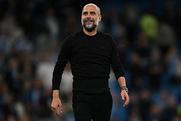 Pep Guardiola, tcnico do Manchester City (foto: Divulgao / Manchester City)