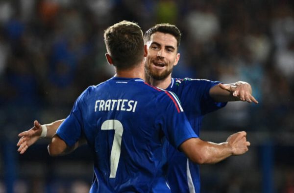 Jogadores da Itlia (foto: Isabella Bonotto/ AFP via Getty Images)