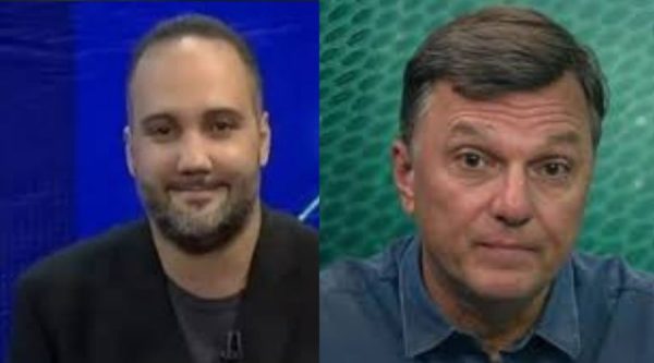 Jornalistas trocaram indiretas (foto: Reproduo)