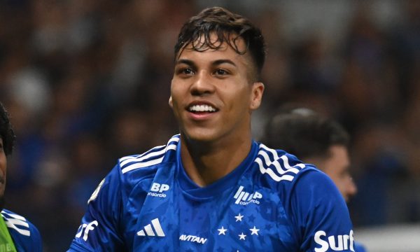 Kaio Jorge comemora gol pelo Cruzeiro (foto: Ramon Lisboa/EM/D.A.Press)
