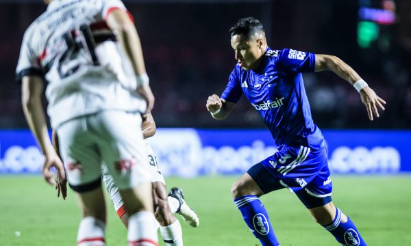 Marlon em jogo contra o So Paulo (foto: Gustavo Aleixo/Cruzeiro)