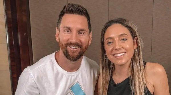 Messi e Sofi Martnez (foto: Divulgao / redes sociais )