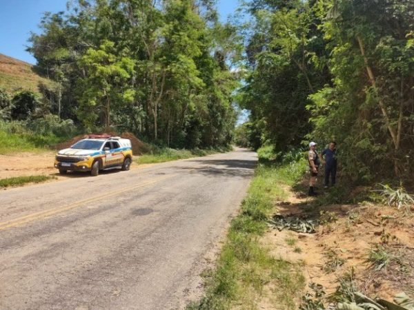 Motorista morre após carro bater em árvore na MG-108, em Lajinha