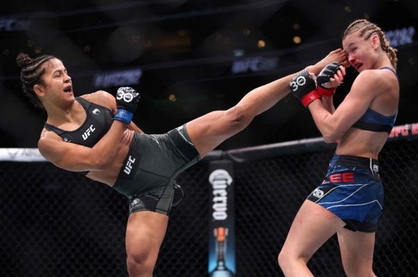 Natlia Silva, lutadora do UFC (foto: Photo by Paul Rutherford / GETTY IMAGES NORTH AMERICA / Getty Images via AFP)