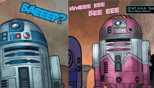 Nova HQ de Star Wars introduz namorada do querido robô R2-D2; conheça a droide Qutee