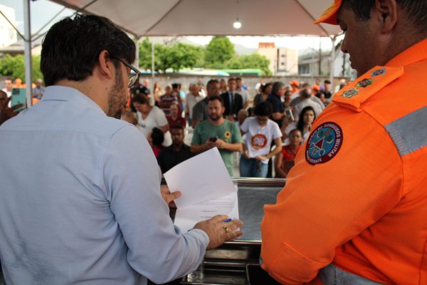 Prefeito Douglas Willkys autoriza o início da construção da sede do 7º Pelotão do Corpo de Bombeiros Militar