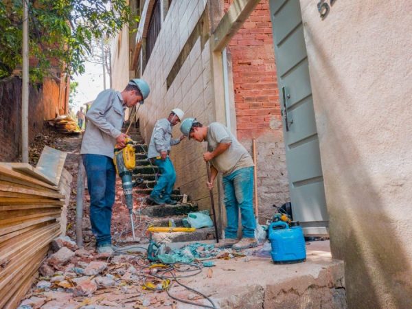 Prefeitura de Ipatinga realiza novas obras de acessibilidade e estabilização de encostas