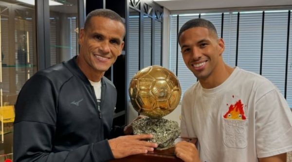 Rivaldo e Rivaldinho (foto: Reproduo / redes sociais )