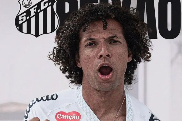 William Aro (foto: Divulgao/Santos FC)