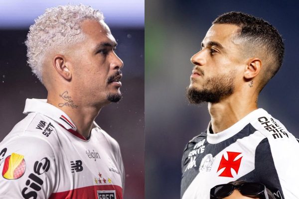 Jogadores das equipes (foto: Divulgao / So Paulo - Vasco)