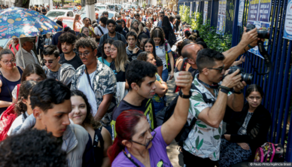 Primeiro dia de provas do Enem 2023 registra 28,1% de ausências