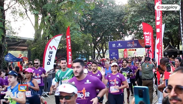 Corrida Solidária Allp Fit Vale do Aço reúne multidão no Parque Ipanema