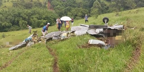 Sobe para 7 o número de mortos após queda de avião monomotor em Minas Gerais