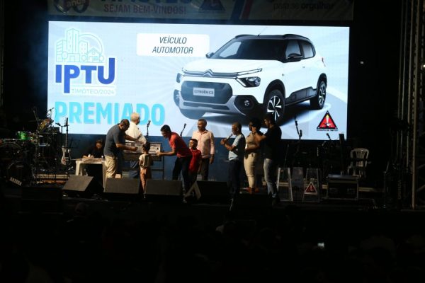 Sorteio do IPTU Premiado 2024: Carro saiu para o bairro Santa Maria, e motocicleta para o Eldorado