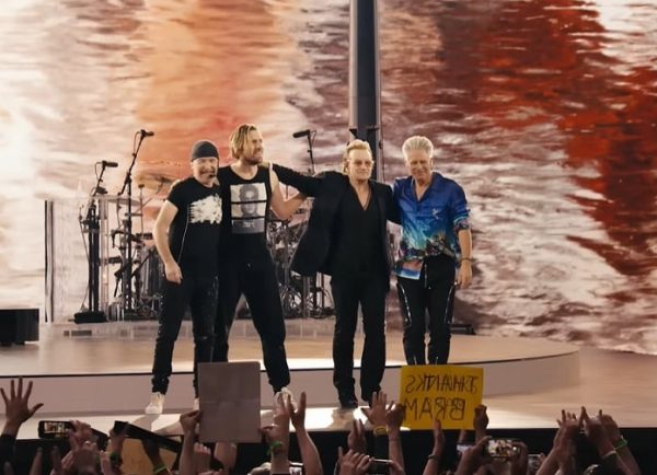 U2 libera vídeo emocionante de despedida da Sphere ao som do clássico