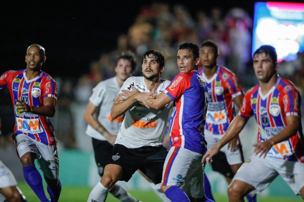 Lance do jogo entre Afogados e Atltico em 2020 (foto: Bruno Cantini / Atltico)