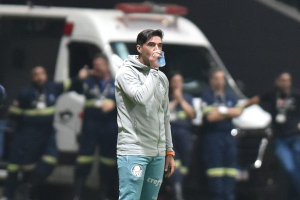 Abel Ferreira, tcnico do Palmeiras, na Arena MRV, estdio do Atltico (foto: Ramon Lisboa/EM/D.A Press)