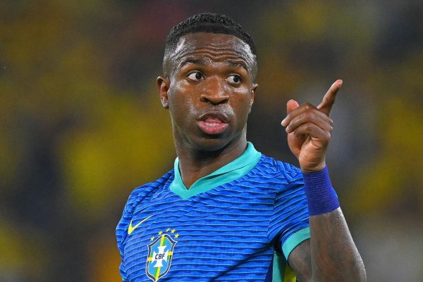 Vinicius Jnior, atacante da Seleo Brasileira (foto: Rodrigo BUENDIA / AFP)
