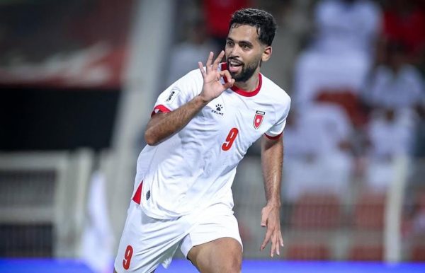 Ali Olwan, atacante da Jordnia (foto: Instagram/ali_alwan9)