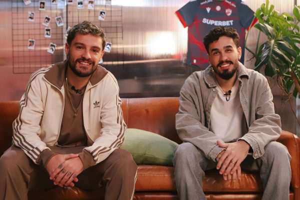 Allan Rodrigues, o Estagirio, e Andreas Vaz, nomes ligados a Kings League Brasil (foto: Divulgao/Superbet)