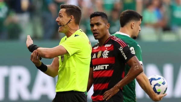 Ramon Abatte Abel em Palmeiras x Flamengo (foto: Cesar Greco/Palmeiras)