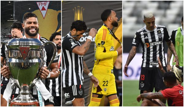 Momentos marcantes do 2024 do Atltico (foto: Montagem com imagens de Leandro Couri/EM/D.A Press, Alexandre Guzanshe/EM/D.A Press e Ramon Lisboa/EM/D.A Press)