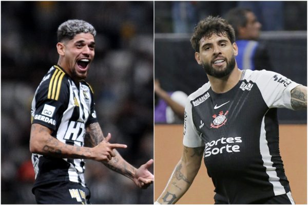 Rubens e Yuri Alberto, dois dos destaques de Atltico e Corinthians, respectivamente (foto: Montagem com imagens de Alexandre Guzanshe/EM/D.A. Press e Jos Manoel Idalgo/Corinthians)