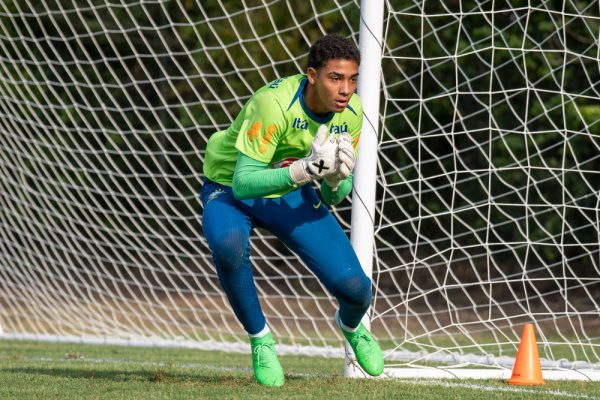 Kaio Assis, goleiro do Atltico, na Seleo sub-17 (foto: Divulgao/CBF)