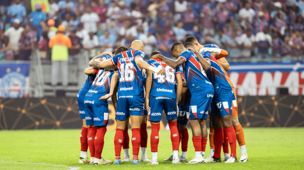 Jogadores do Bahia em partida contra o Juventude, pelo Campeonato Brasileiro (foto: Letcia Martins/EC Bahia)