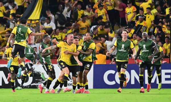 Barcelona de Guayaquil goleou o Corinthians por 3 a 0 (foto: MARCOS PIN / AFP)