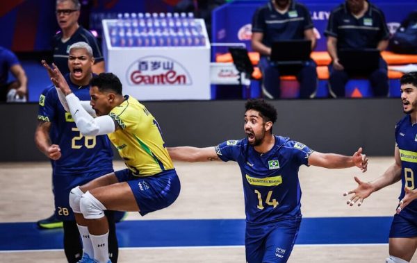 Brasil bateu Cuba na VNL Masculina (foto: Divulgao/FIVB)