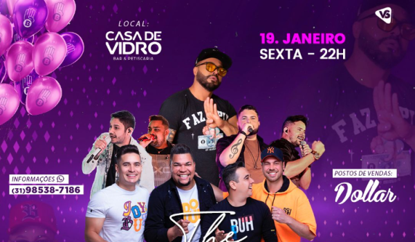 DJ Brinks comemora aniversário em evento com diversas atrações na Casa de Vidro