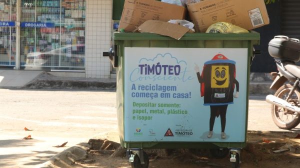 Timóteo lança campanha de conscientização para o descarte correto de resíduos sólidos e eletrônicos