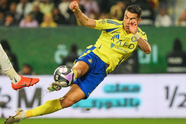 Cristiano Ronaldo, atacante do Al Nassr (foto: Fayez NURELDINE / AFP)