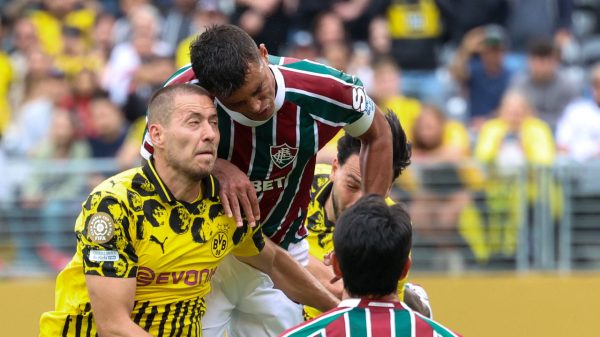 Fluminense empatou com Borussia Dortmund (foto: CHARLY TRIBALLEAU/AFP)