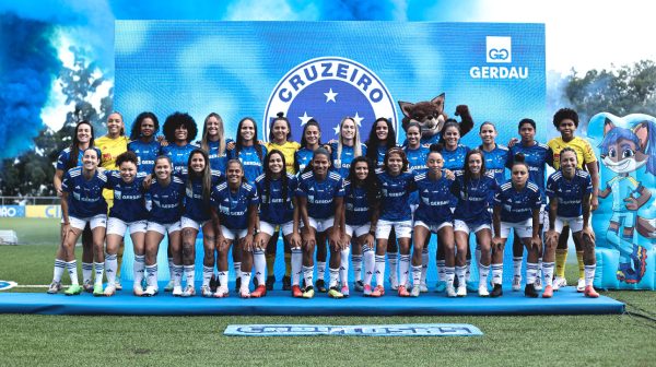 Elenco do Cruzeiro feminino para a temporada de 2025 (foto: Gustavo Martins/Cruzeiro)