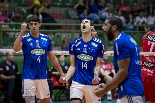 Cruzeiro venceu Sesi Bauru pela Superliga Masculina de Vlei (foto: Agncia i7/Cruzeiro)