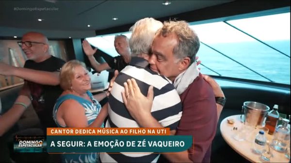 Saudade do meu ídolo : casal comemora bodas de ouro em festa do Roupa Nova e conhece os músicos - Domingo Espetacular