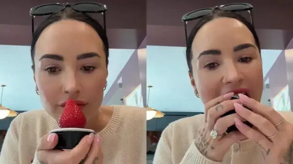 Demi Lovato gera polêmica ao pagar 19 dólares por morango de luxo