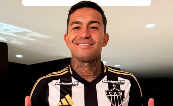 Dudu, novo reforo do Atltico no mercado da bola (foto: Reproduo/X/Atltico)