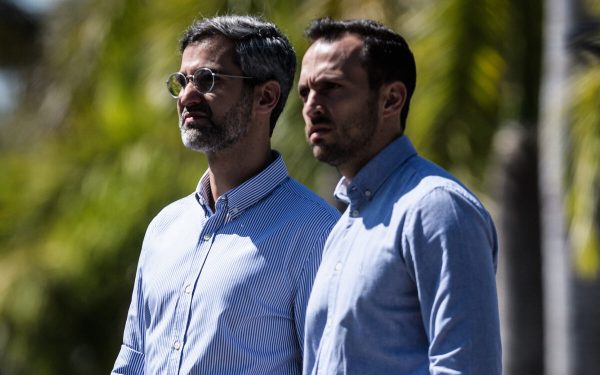 Gabriel Lima, CEO do Cruzeiro, ao lado de Enrico Ambrogini, diretor de operaes (foto: Gustavo Aleixo/Cruzeiro)