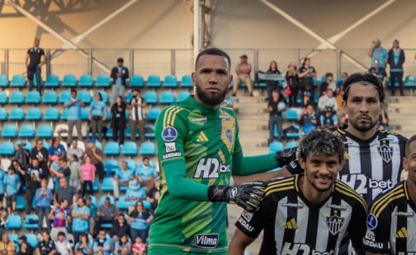 Everson, goleiro do Atltico, antes de jogo contra o Deportes Iquique (foto: Pedro Souza/Atltico)